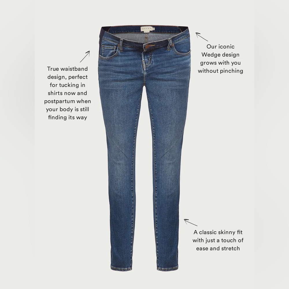 Hatch Maternity Slim Jeans - Size 25